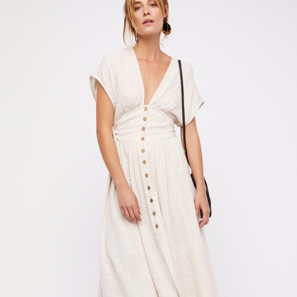 Free People Dresses & Skirts - Free People Jacinta Midi Dress xs